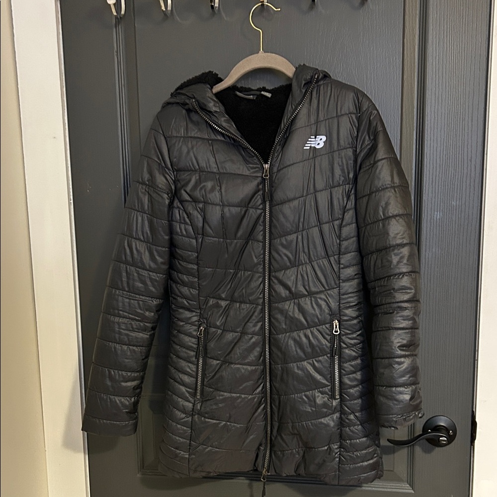 New Balance Women's Charcoal Puffer Jacket